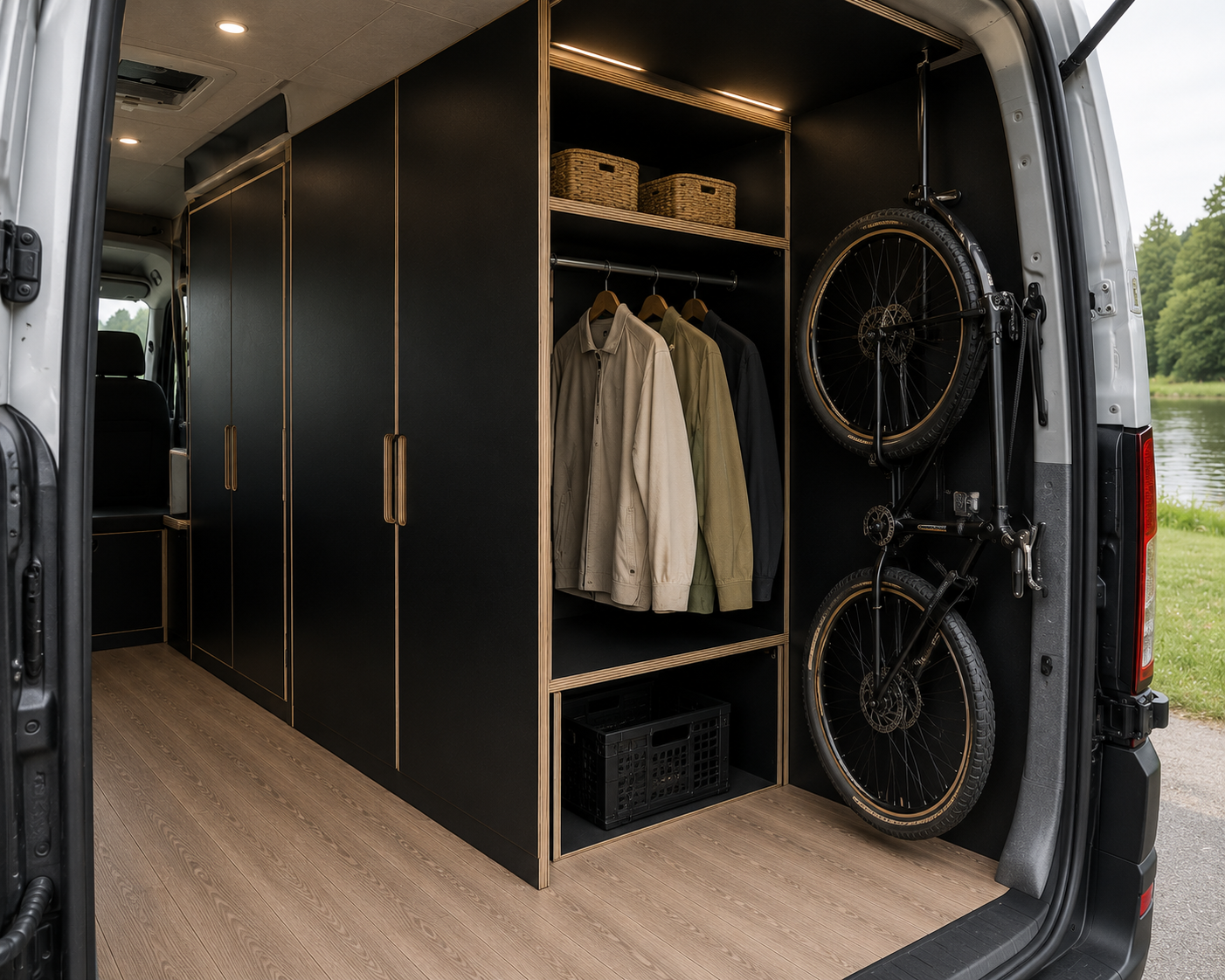 Matt Black Lightweight Furniture Plywood Sheet 15mm – Campervan Furniture Board