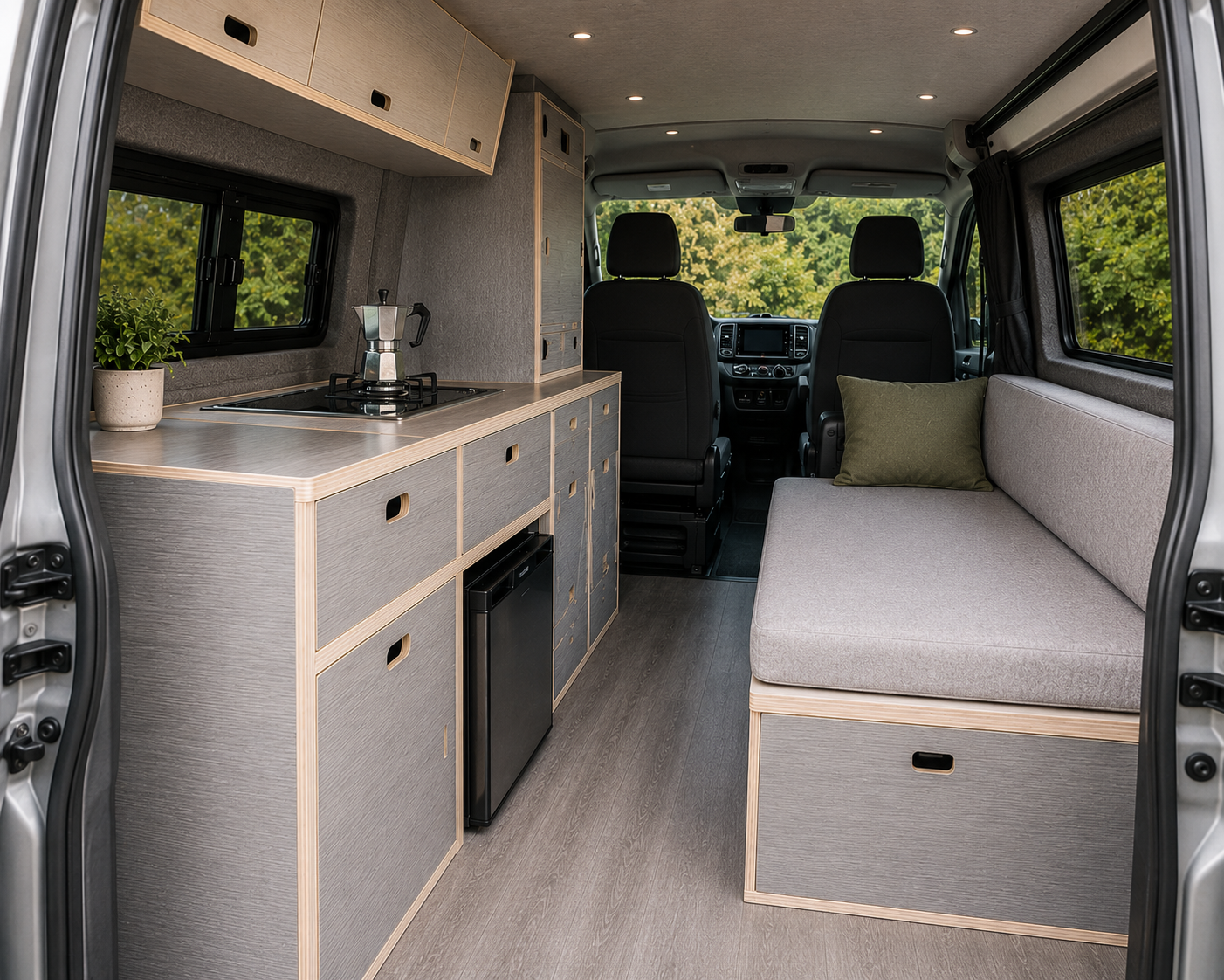 Slate Grey Lightweight Furniture Plywood Sheet 15mm – Campervan Furniture Board