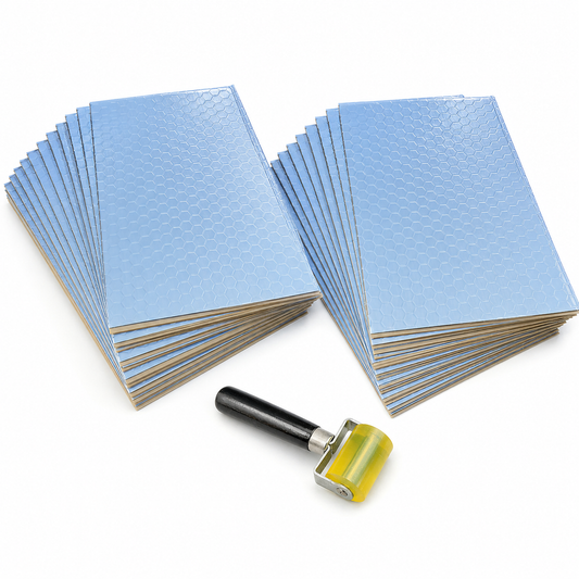 40 HexiLite Sound Deadening Sheets + Roller