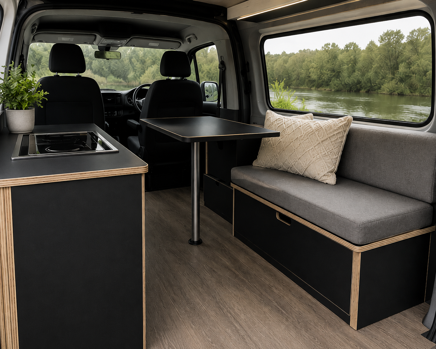 Matt Black Lightweight Furniture Plywood Sheet 15mm – Campervan Furniture Board