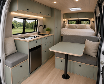Sage Green Lightweight Furniture Plywood Sheet 15mm – Campervan Furniture Board