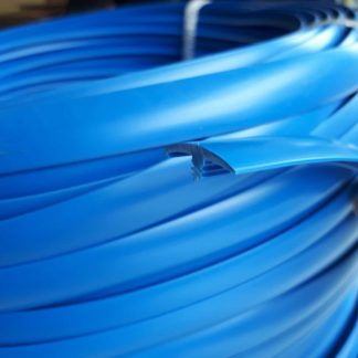 Blue T-Trim edging for 15mm campervan furniture boards