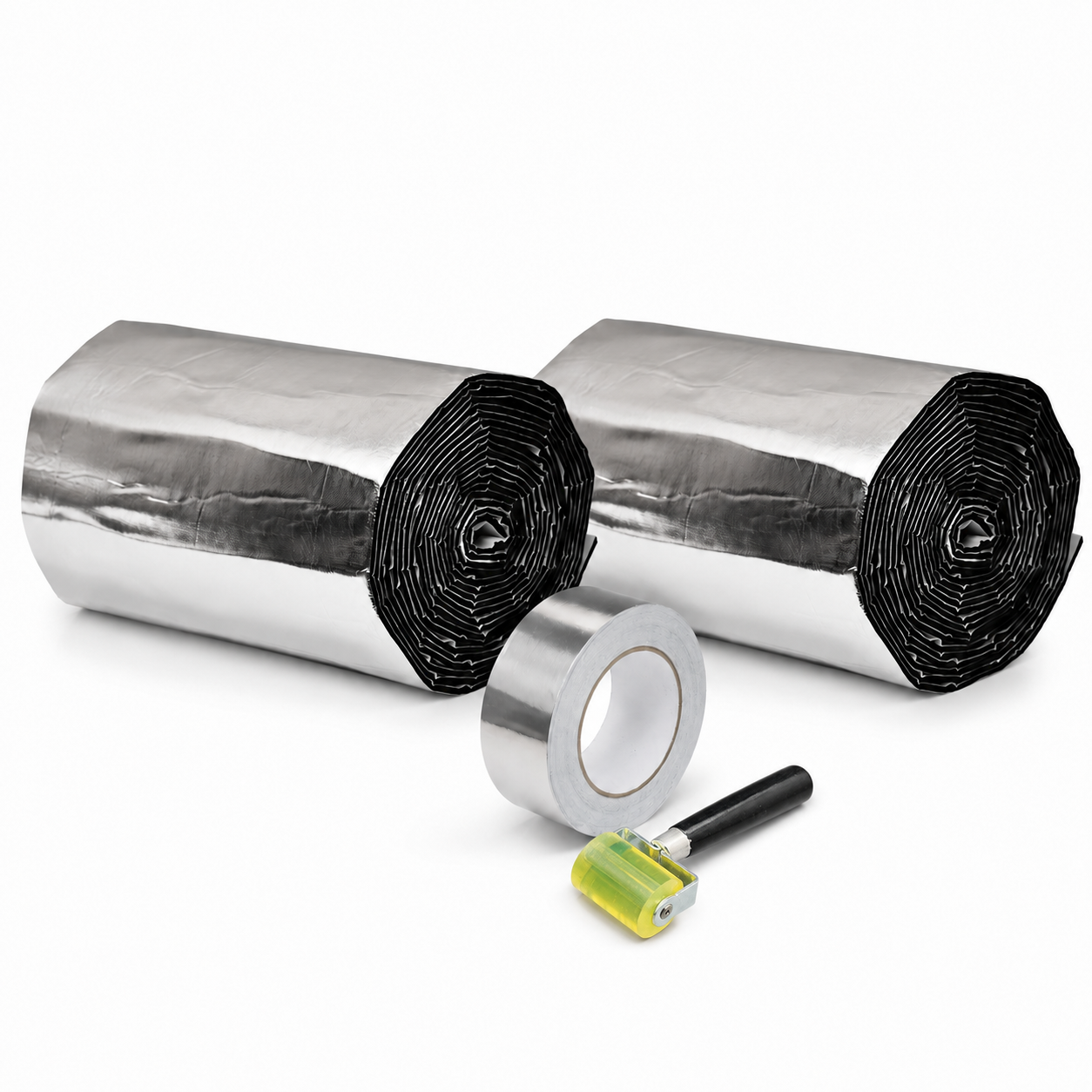 Twin Pack - DS Thermal Pro 5mm Sound Deadening & Insulation + Aluminium Foil Tape & Roller