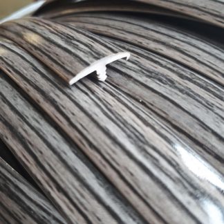 Zebrano T-Trim edging for 15mm campervan furniture boards