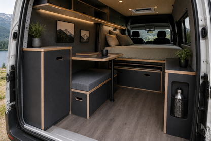 Dark Grey Lightweight Furniture Plywood Sheet 15mm – Campervan Furniture Board