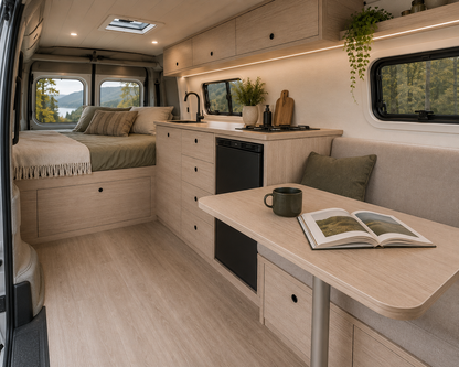 Ivory Oak Lightweight Furniture Plywood Sheet 15mm – Campervan Furniture Board