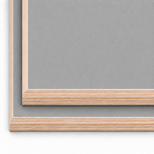 Matt Grey 15mm lightweight furniture plywood boards with square 90 degree corners