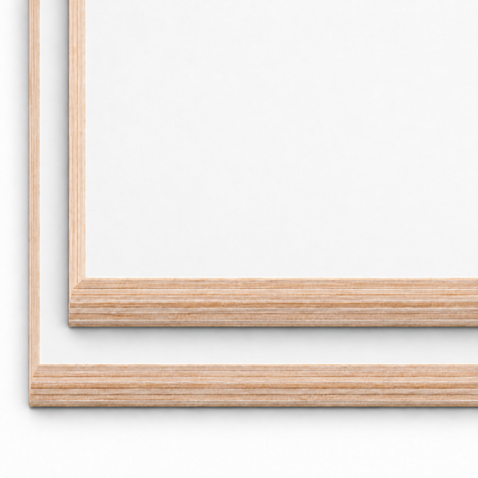 Matt White 15mm lightweight furniture plywood boards with square 90 degree corners