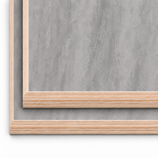 Matt Slate Grey 15mm lightweight furniture plywood boards with silvery mottled finish and square 90 degree corners