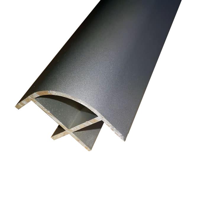 2.4m Satin Anodised Small Aluminium Corner Profile