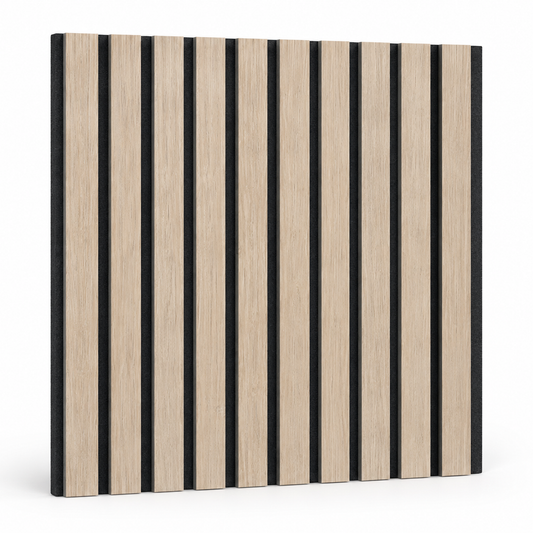 DeadSound Walnut acoustic wall panel, 60cm x 60cm